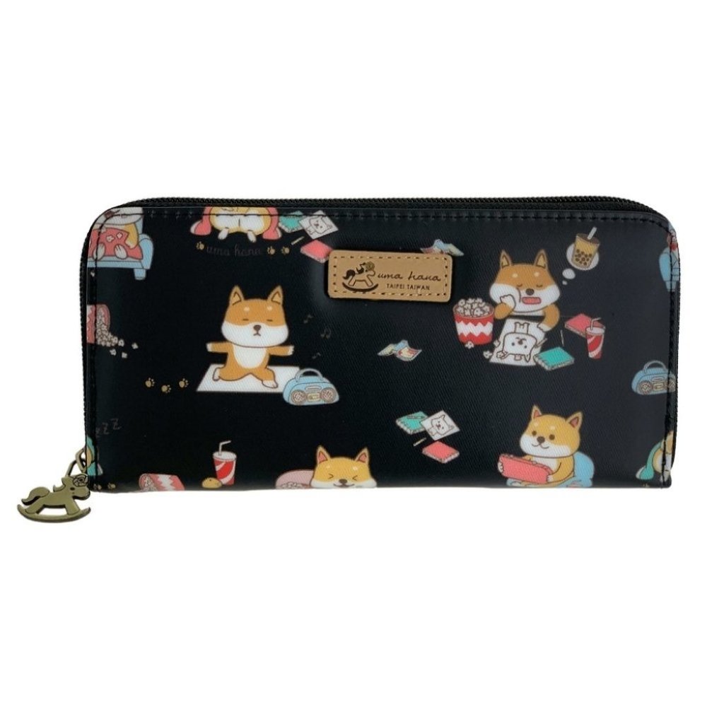 Waterproof Shiba Long Wallet Fits Phone & Bills